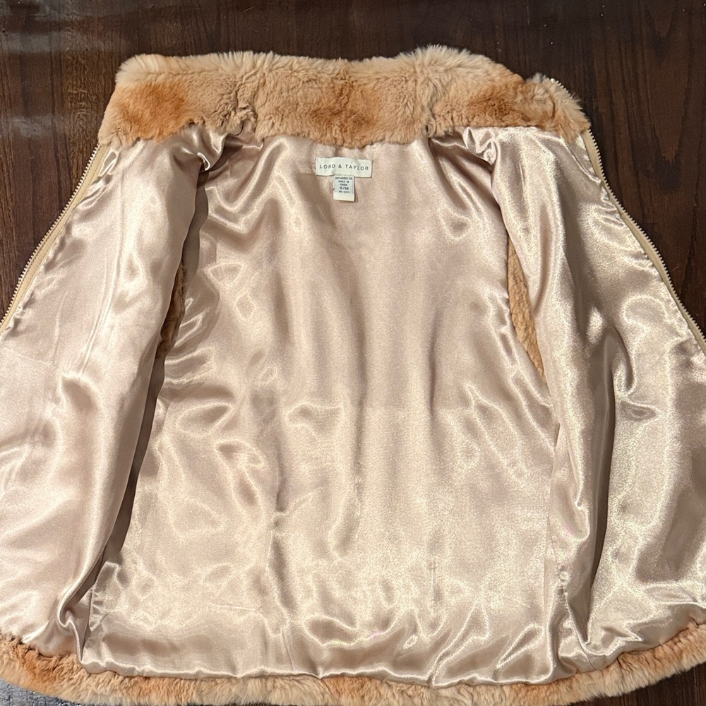 Lord & Taylor Rabbit Fur Vest Small - Picture 2 of 6